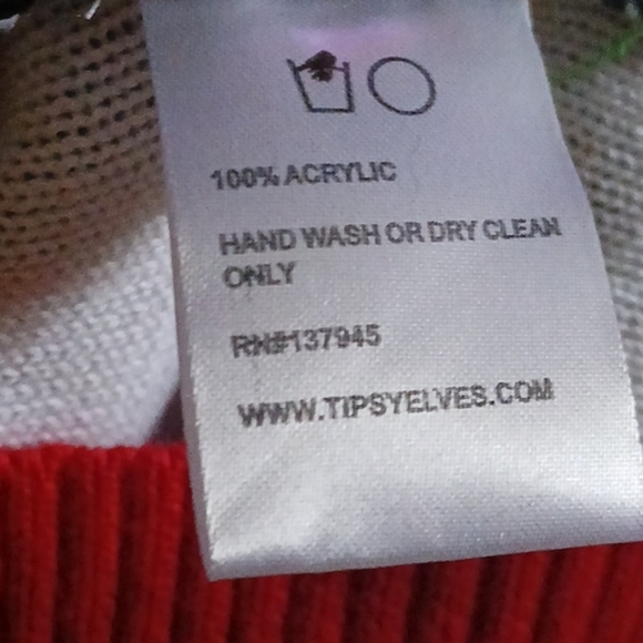 Tipsy Elves - 'You Miss, You Drink' Bullseye Unisex Large Christmas Sweater - Picture 3 of 10